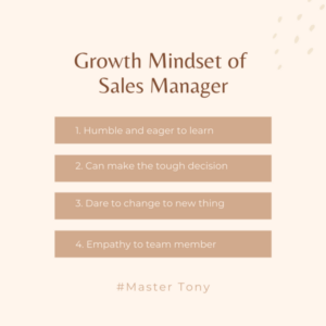 Growth Mindset สำหรับผู้จัดการขาย
