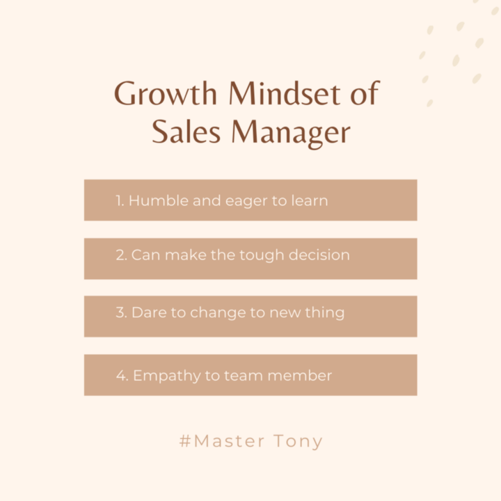 Growth Mindset สำหรับผู้จัดการขาย